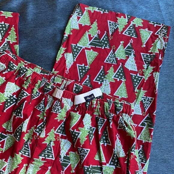 Old Navy Christmas Tree Pajama lounge pant w/drawstring - Picture 2 of 4